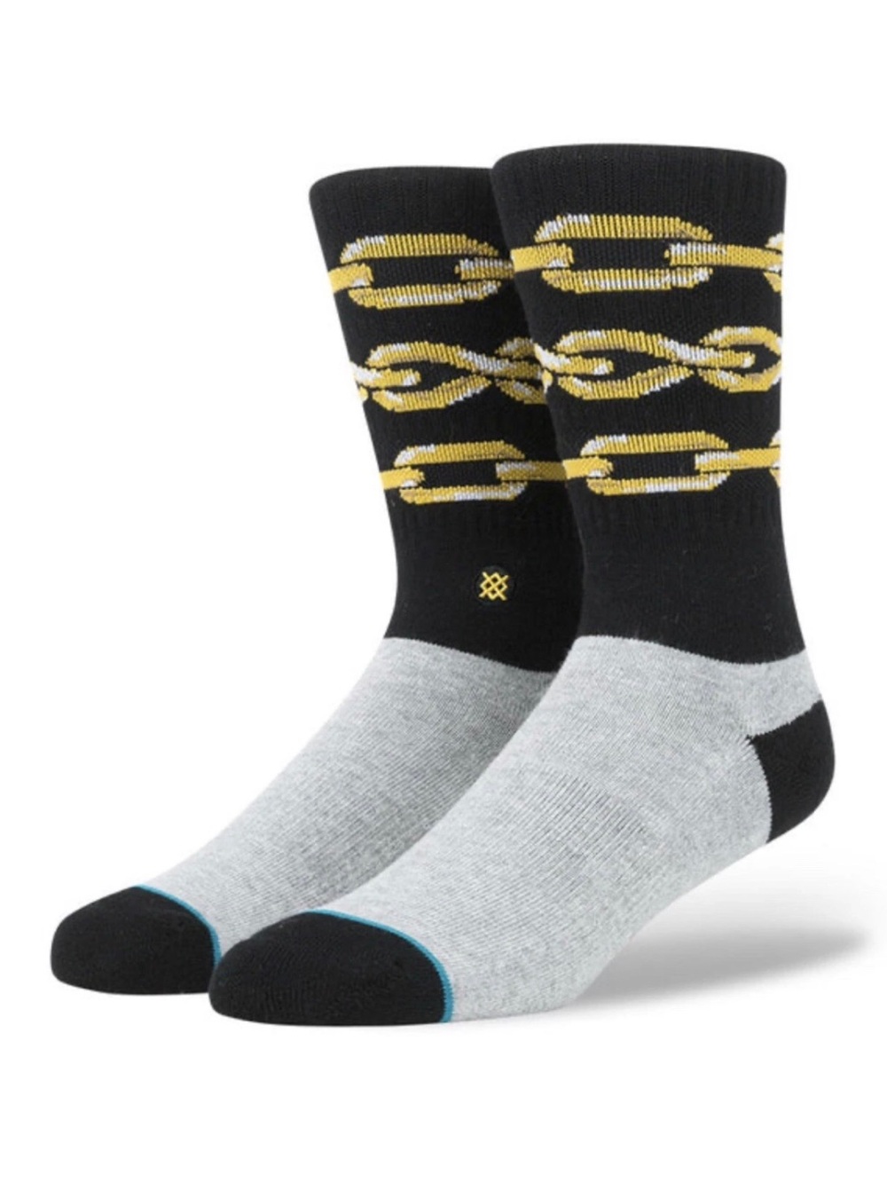 Stance KLAY THOMPSON CHAINING DAY Mens Crew Socks LARGE L NEW